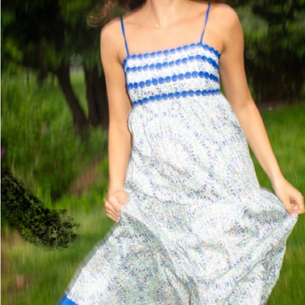 Stellah Sz M Multicolor Floral Women’s Sundress